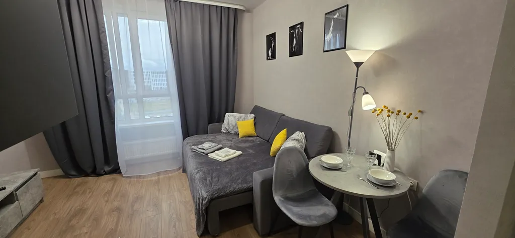 Светлая и уютная студия у Мещерского парка