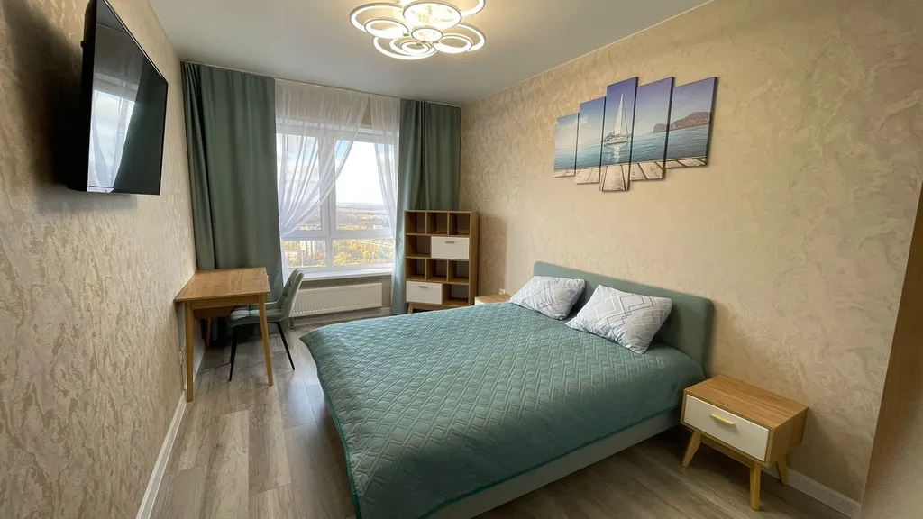 Квартира Квартира Современная евродвушка рядом с Арена 2000, Соколена и СК Атлант — Ярославль