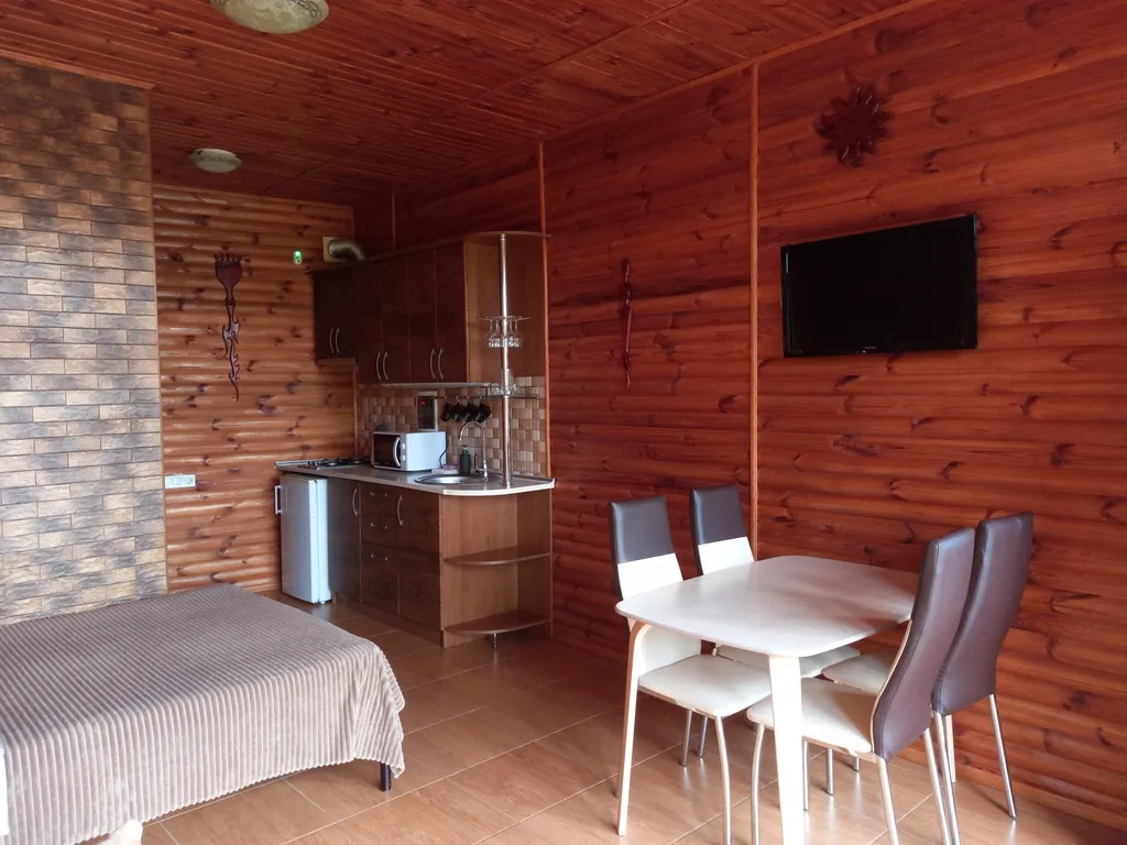 Студия с балконом и панорамными окнами