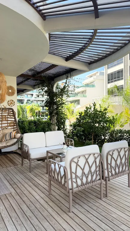 1+1 квартира с собственным садом — аренда посуточно в Аланья