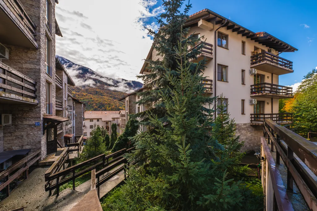 Бюджетная студия в лесу, 27 м², 3 этаж