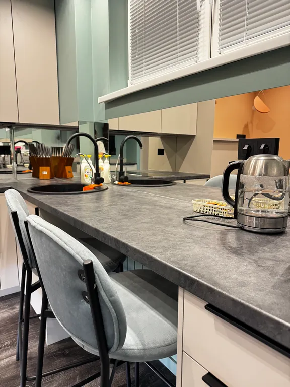 Студия с очень удобным расположением