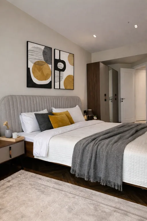 Просторная дизайнерская квартира с панорамным видом на город