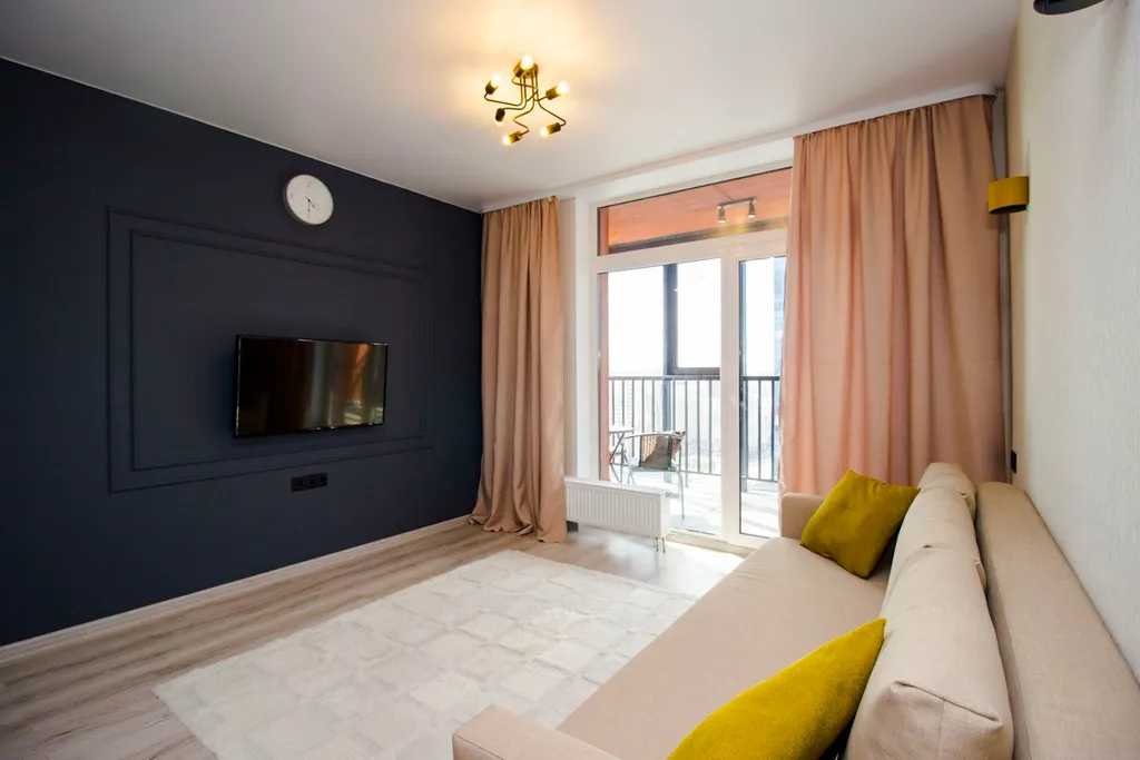 2-комнатная квартира в центре с видом на город