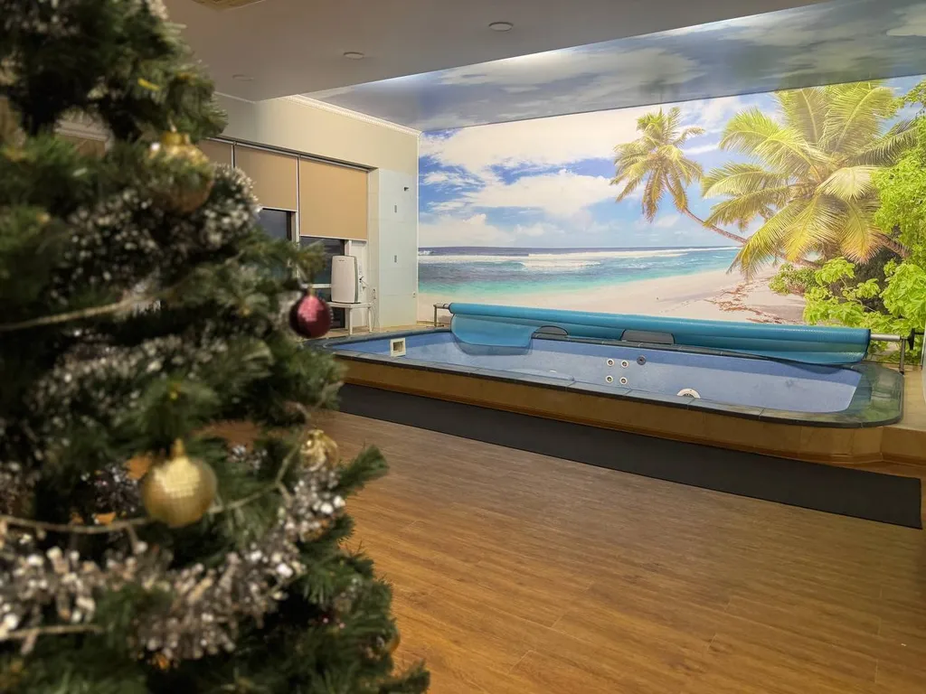 Апартаменты с бассейном и сауной