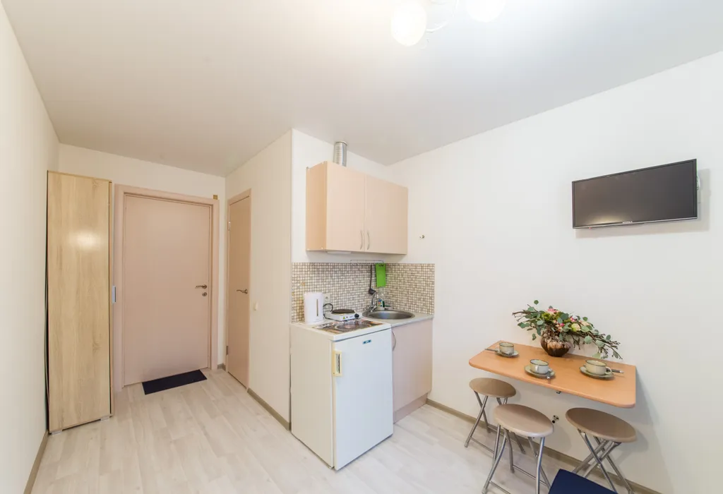 Квартира Квартира Уютная студия у метро Политехническая со всеми удобствами — Санкт-Петербург