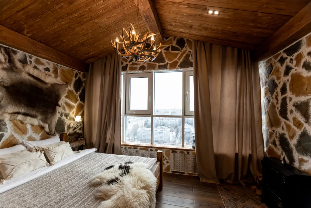 Атмосфера шале | панорама города и рассветы из окна на 24-м этаже