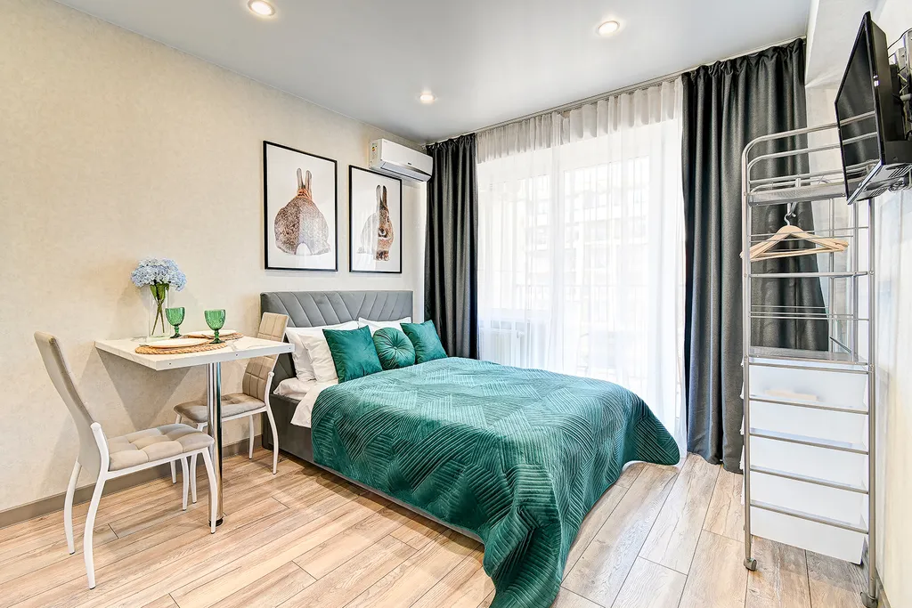 Уютная студия с видом на море