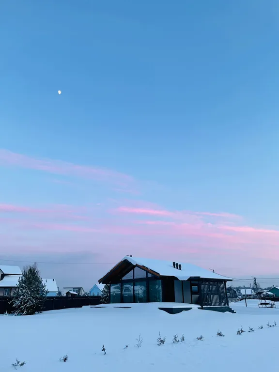 Коттедж Коттедж Фахверк с панорамным остеклением — Васькино