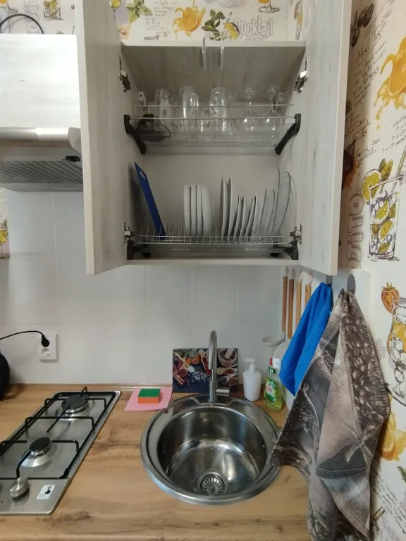 Яркая оранжевая квартира