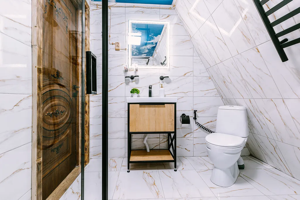 Коттедж в лесу с бассейном