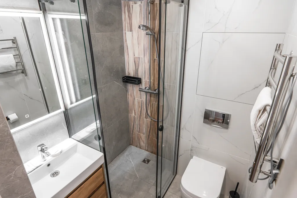 Апартаменты с отдельной спальней в центре Красной Поляны