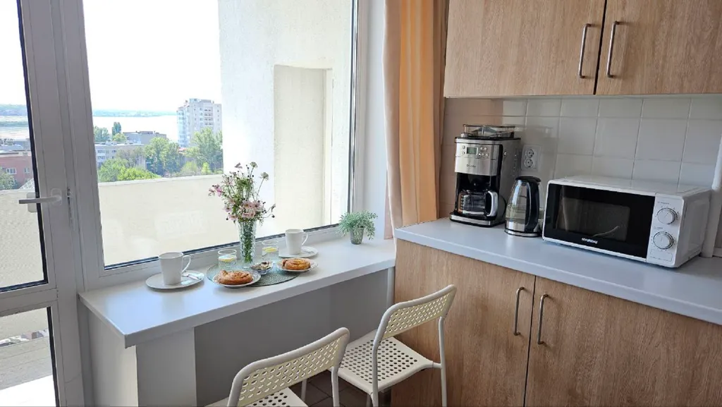 Романтика с видом на Волгу с террасы