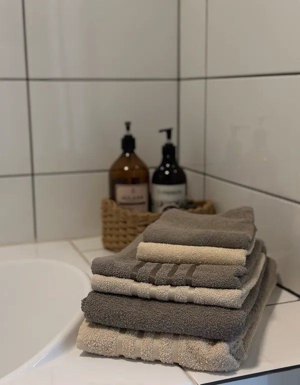 Солнечная квартира в центре города с видом на гору