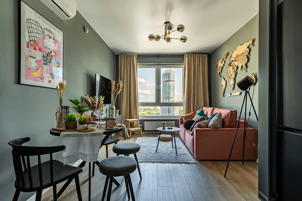 Квартира Квартира Great view 29 floor apartment 5 min walk to Butyrskaya metro — Москва