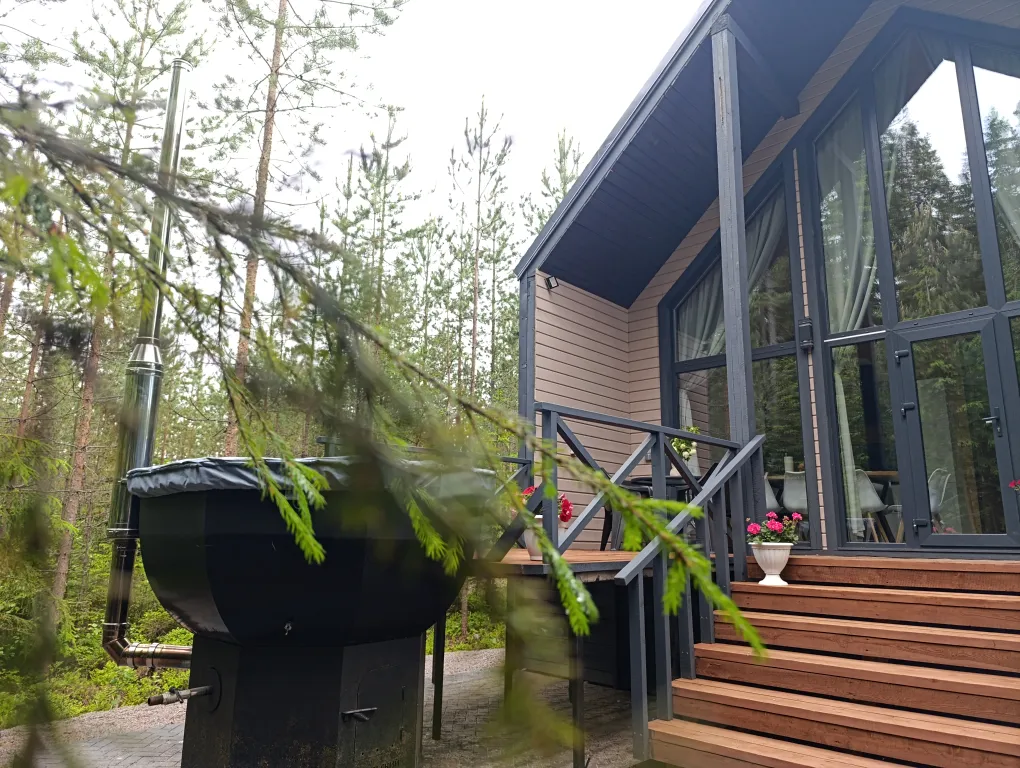 Дом 80m2 — чан, кухня, Wi-Fi