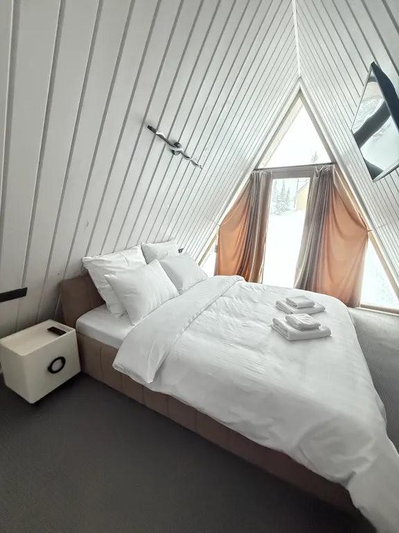 Дом в стиле А-фрейм 5 комнатный