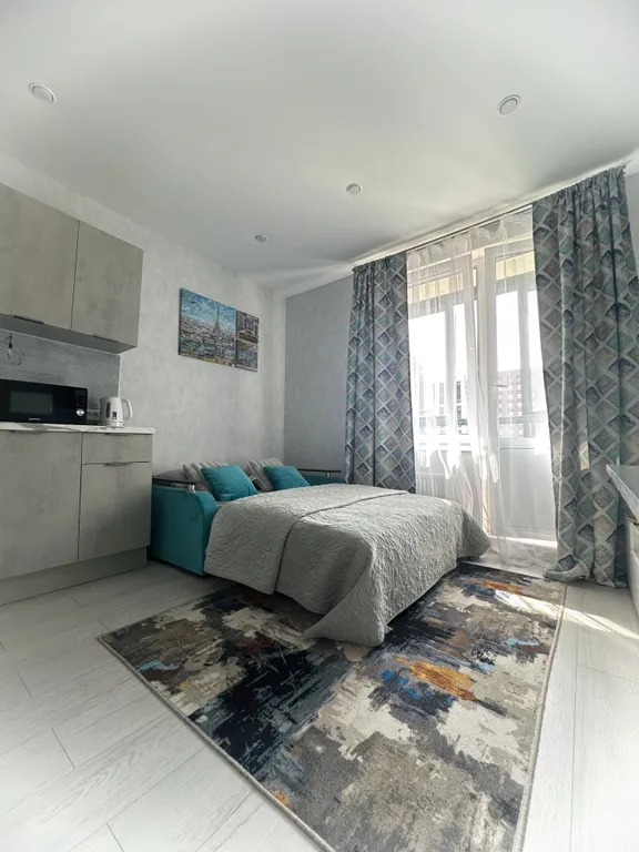 Квартира Современная студия в ЖК Эко Бунино с балконом — аренда посуточно в Коммунарка