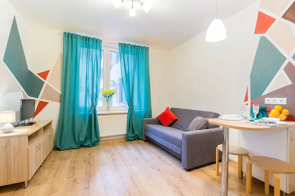 Квартира Квартира Студия на Кременчугской — Санкт-Петербург