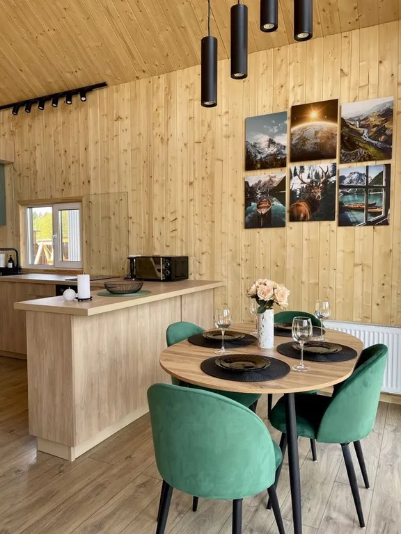 Дом с сауной и горячим чаном