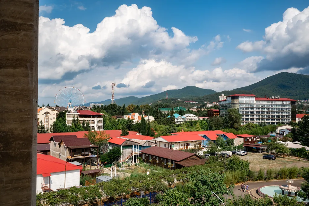 Комфорт с видом на горы и балконом