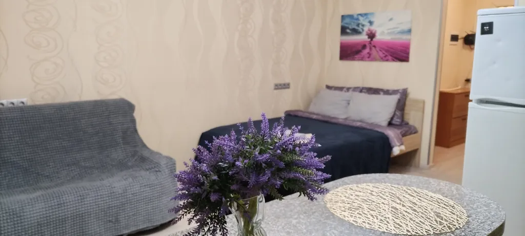 Уютная студия, новый благоустроенный район, есть всё необходимое