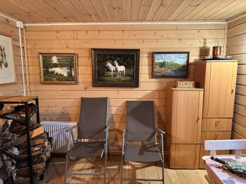 Русская усадьба с баней со швейцарским флёром