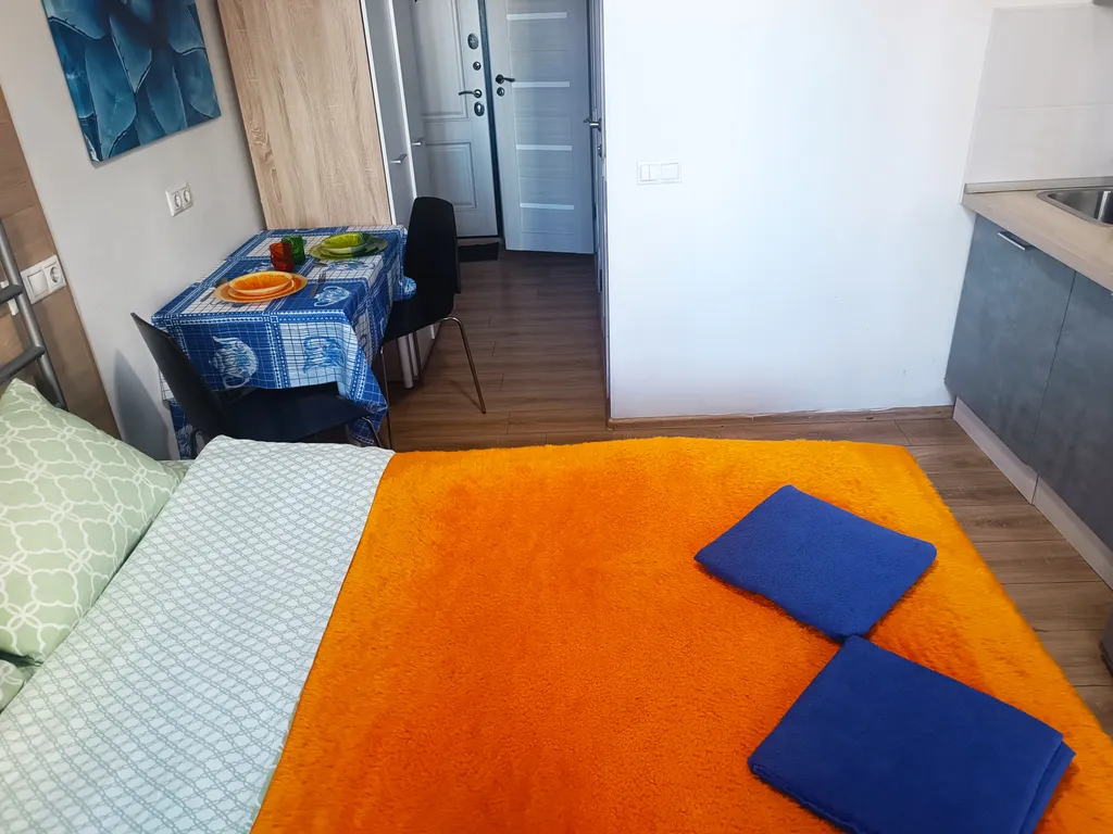 Трёхместная студия у Крокус Экспо и станции метро МЦД-D2 Пенягино