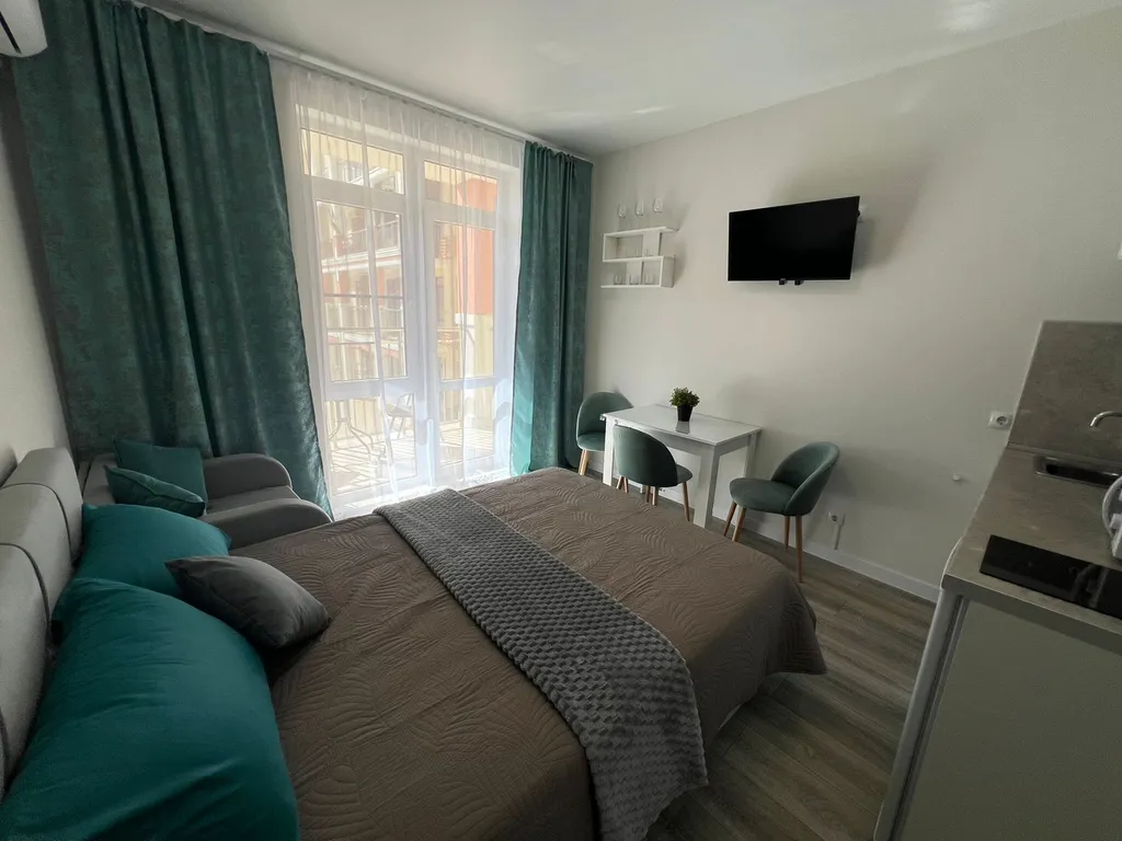 128 студия с бассейном на 3 человека