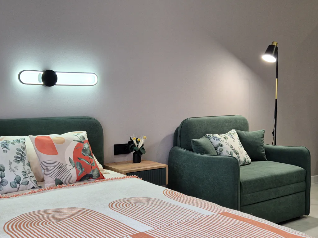 Летняя студия с дизайнерским ремонтом