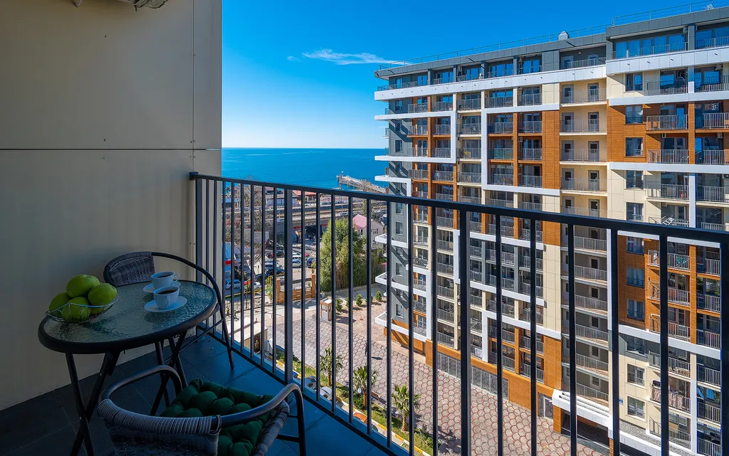 Уютная студия с видом на море