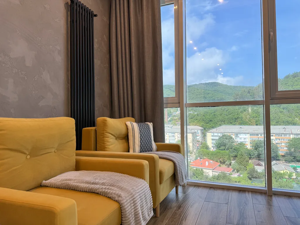 Видовые апартаменты Монстера Лофт в ЖК Сан Хиллс Небуг