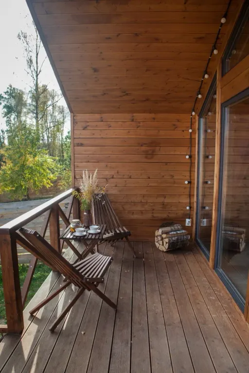 Барнхаус ЗИМА с подогреваемой купелью