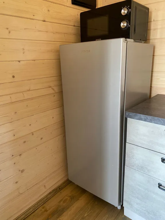 Стильный домик Aframe с баней и бассейном