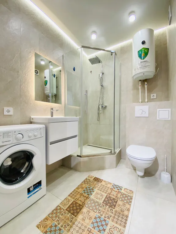 Двухкомнатный апартамент с красивым видом и евроремонтом