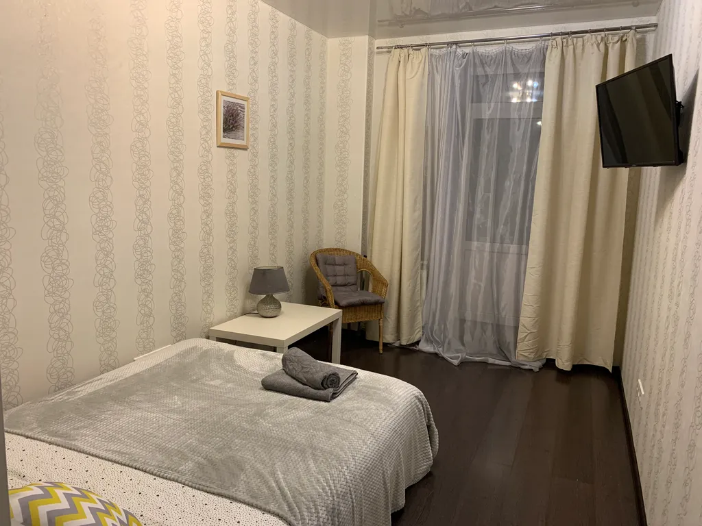 Квартира Квартира Видовая трёшка Гостемания рядом с метро Пионерская и ТЦ Сити-Молл — Санкт-Петербург