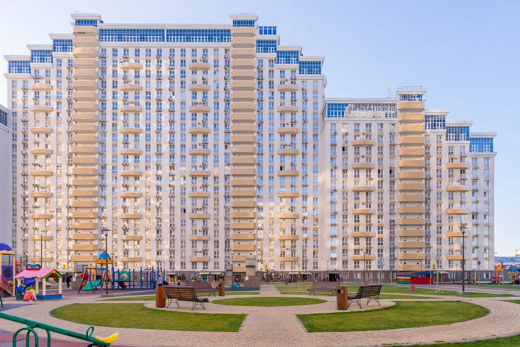 Квартира Квартира с качелей-коконом и видом на город с 23 этажа — Краснодар