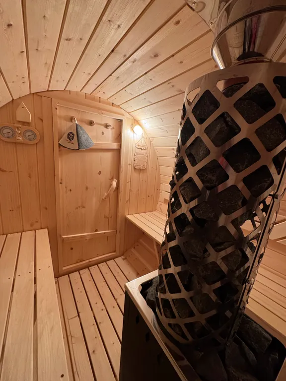 Уютный теплый домик с чаном и баней