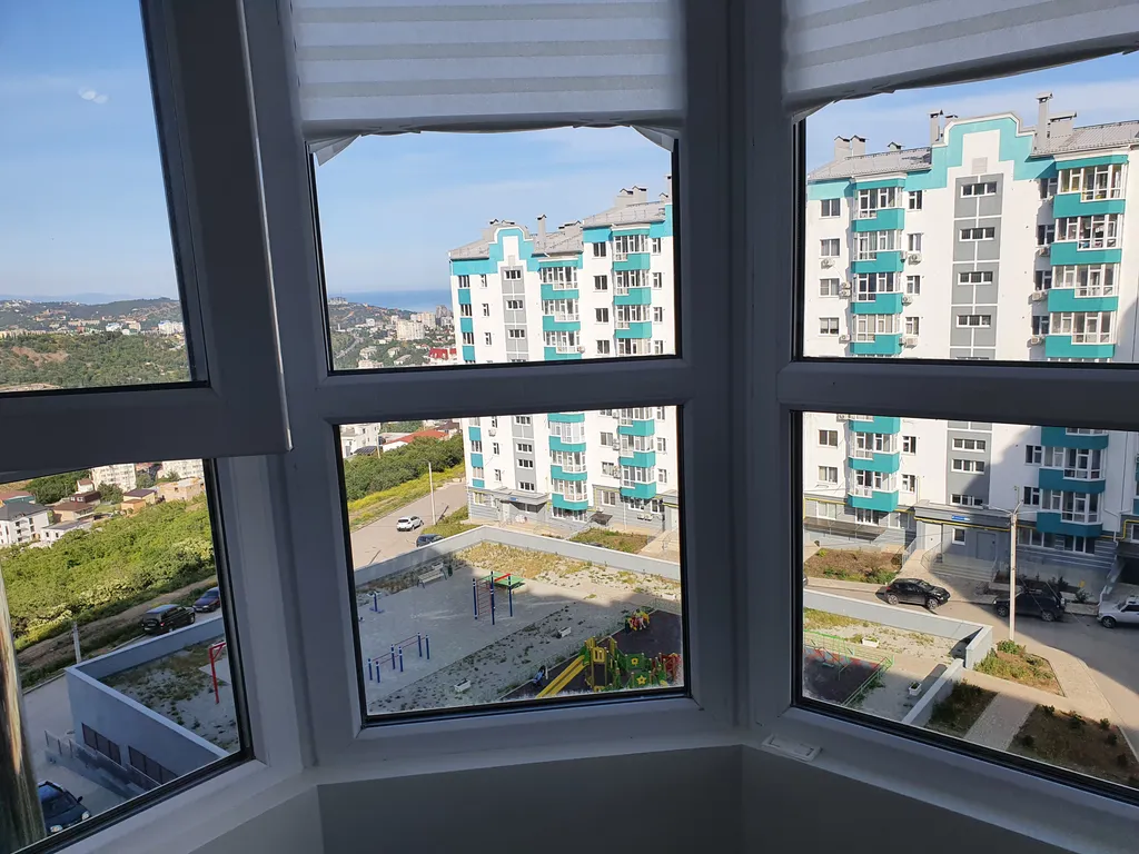 Современная видовая квартира в новом жк с детскими и спорт площадками