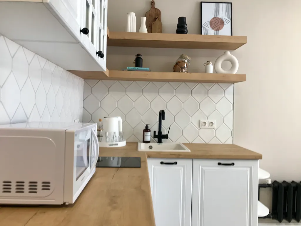 Уютная студия в Спутнике в скандинавском стиле