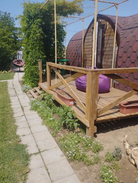 Уютный деревянный домик с удобствами