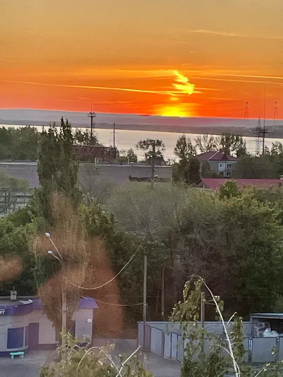 Уютная квартира с видом на закат