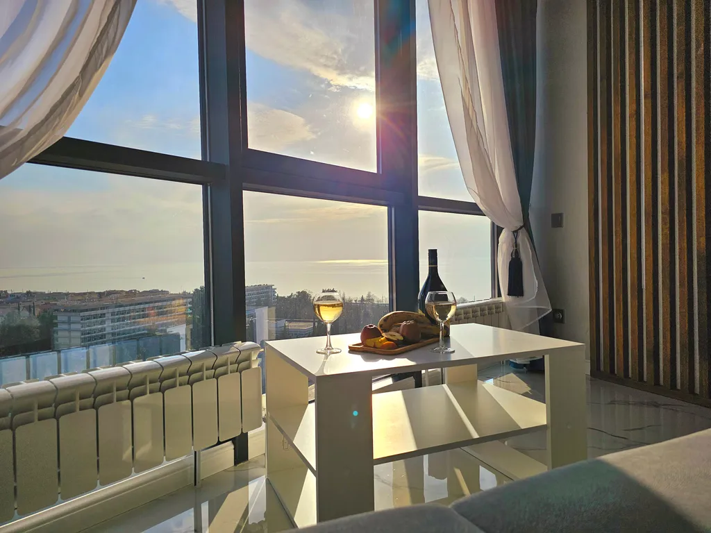 Квартира Большая двухкомнатная квартира с видом на море — Адлер