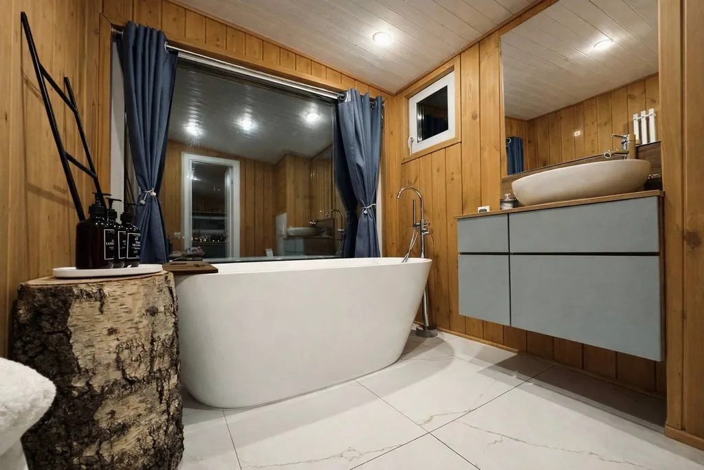 Дом 35m2 — чан, кухня, Wi-Fi