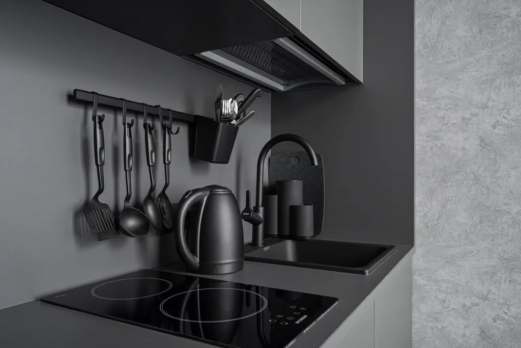 Квартира Квартира Студия в ЖК Park Side в монохромном стиле №1 — Санкт-Петербург