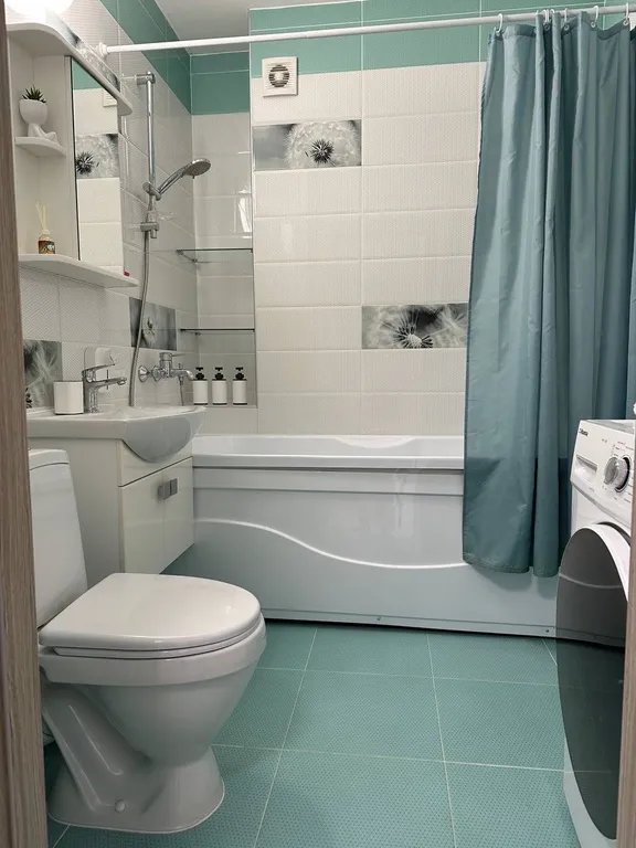 Уютная студия на высоте птичьего полёта