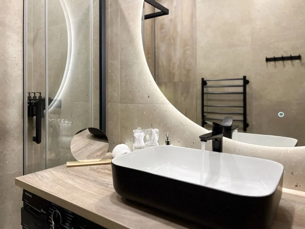 Уютная студия с видом на горы