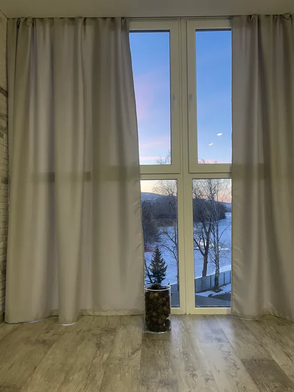 Уютная квартира с видом на горы и реку Катунь