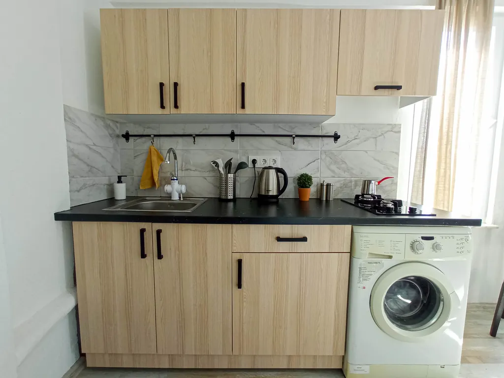 Уютная 1-комнатная квартира в 7 минутах от пляжа Клеопатра