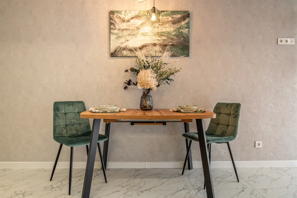 Просторная квартира с красивым видом